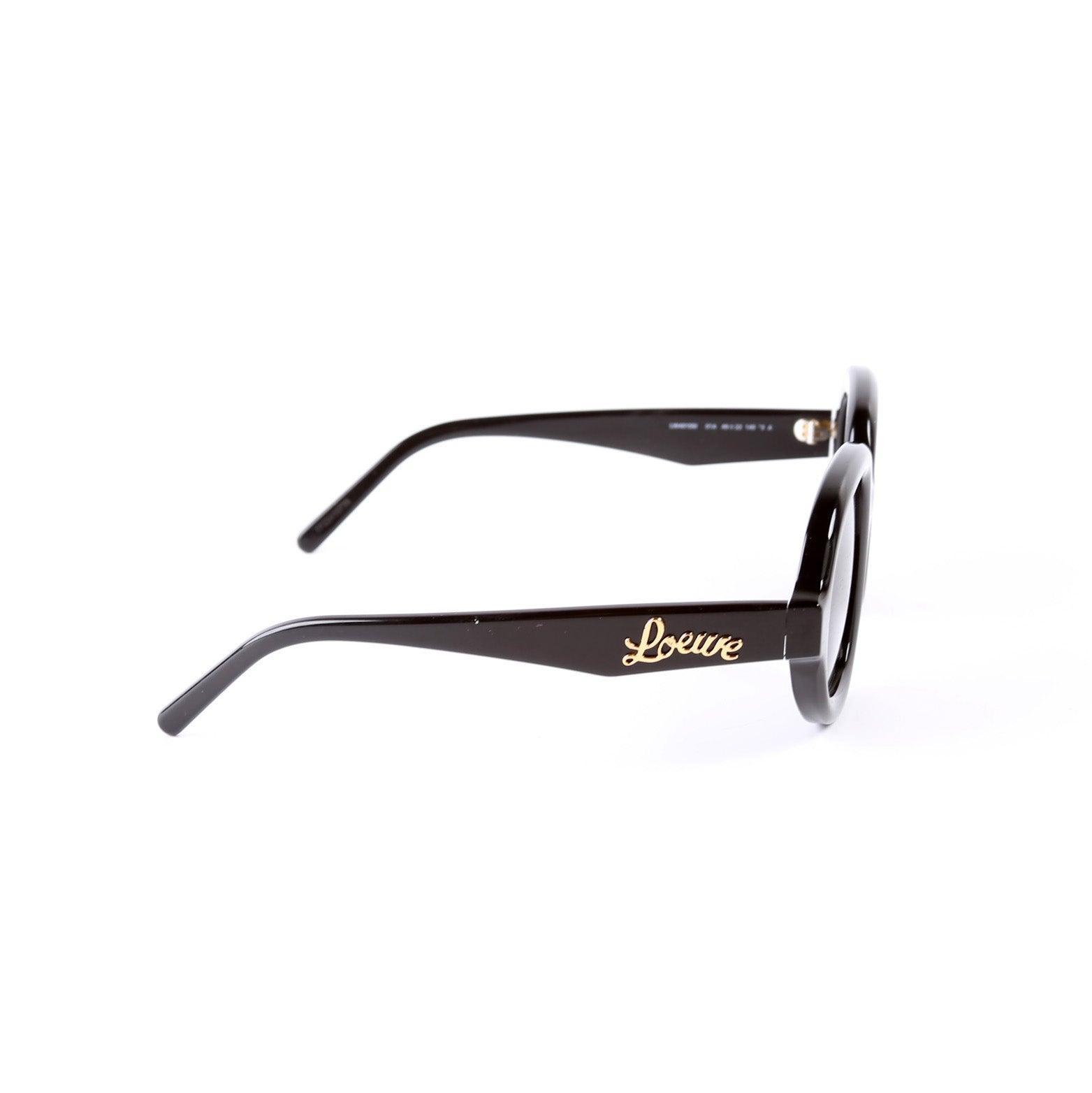 LW401051 Curvy Acetate Sunglasses Black