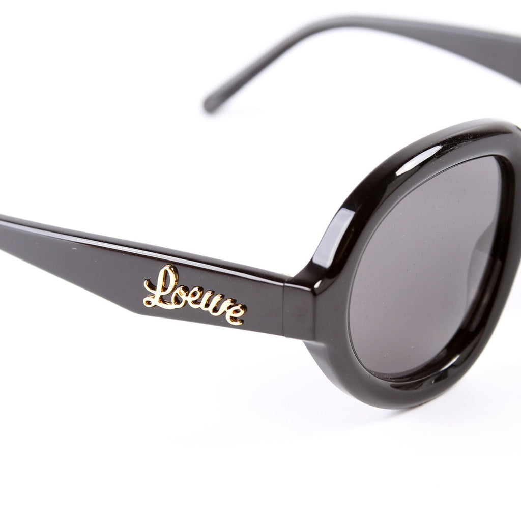 LW401051 Curvy Acetate Sunglasses Black