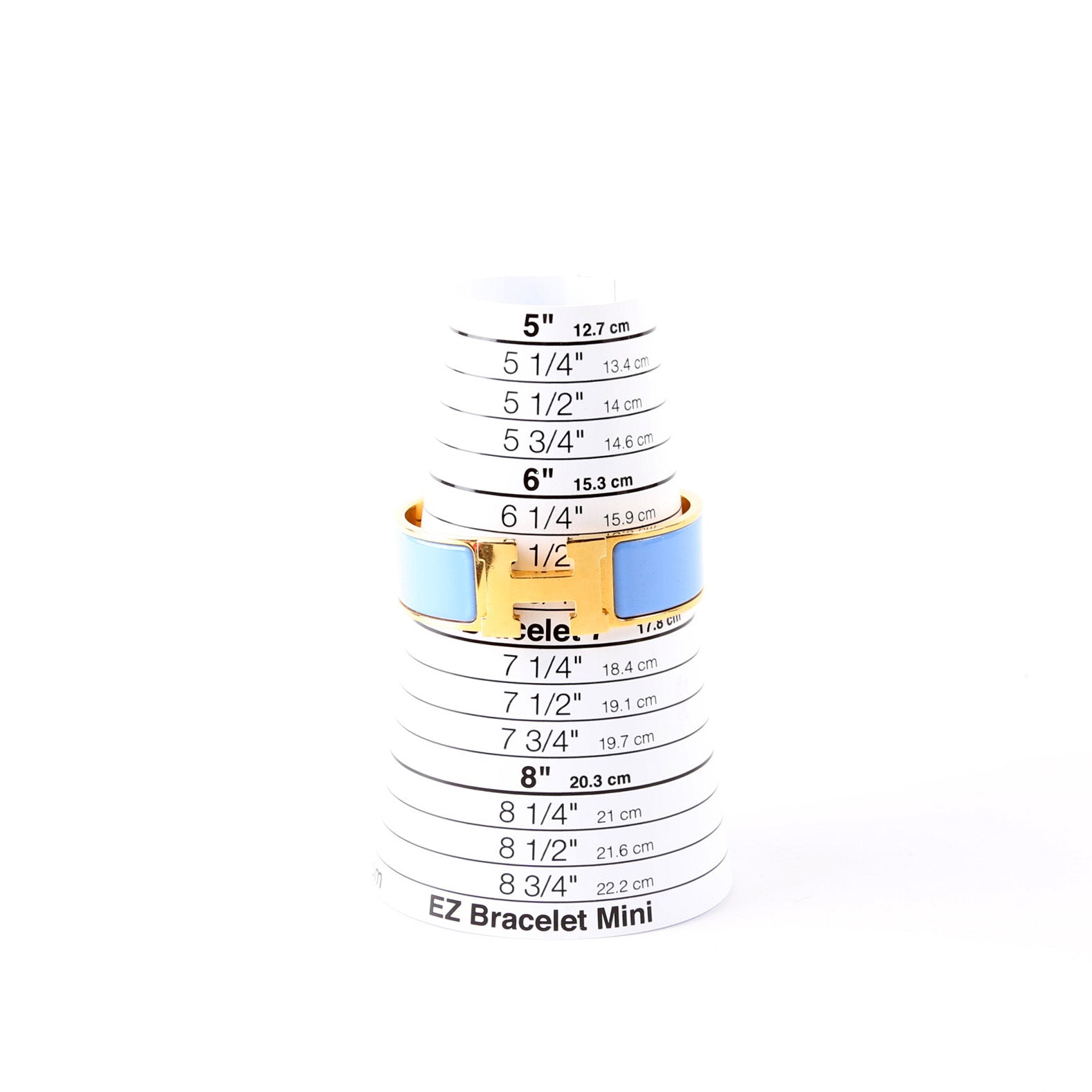 Clic Clac Wide Bracelet Gold/Blue