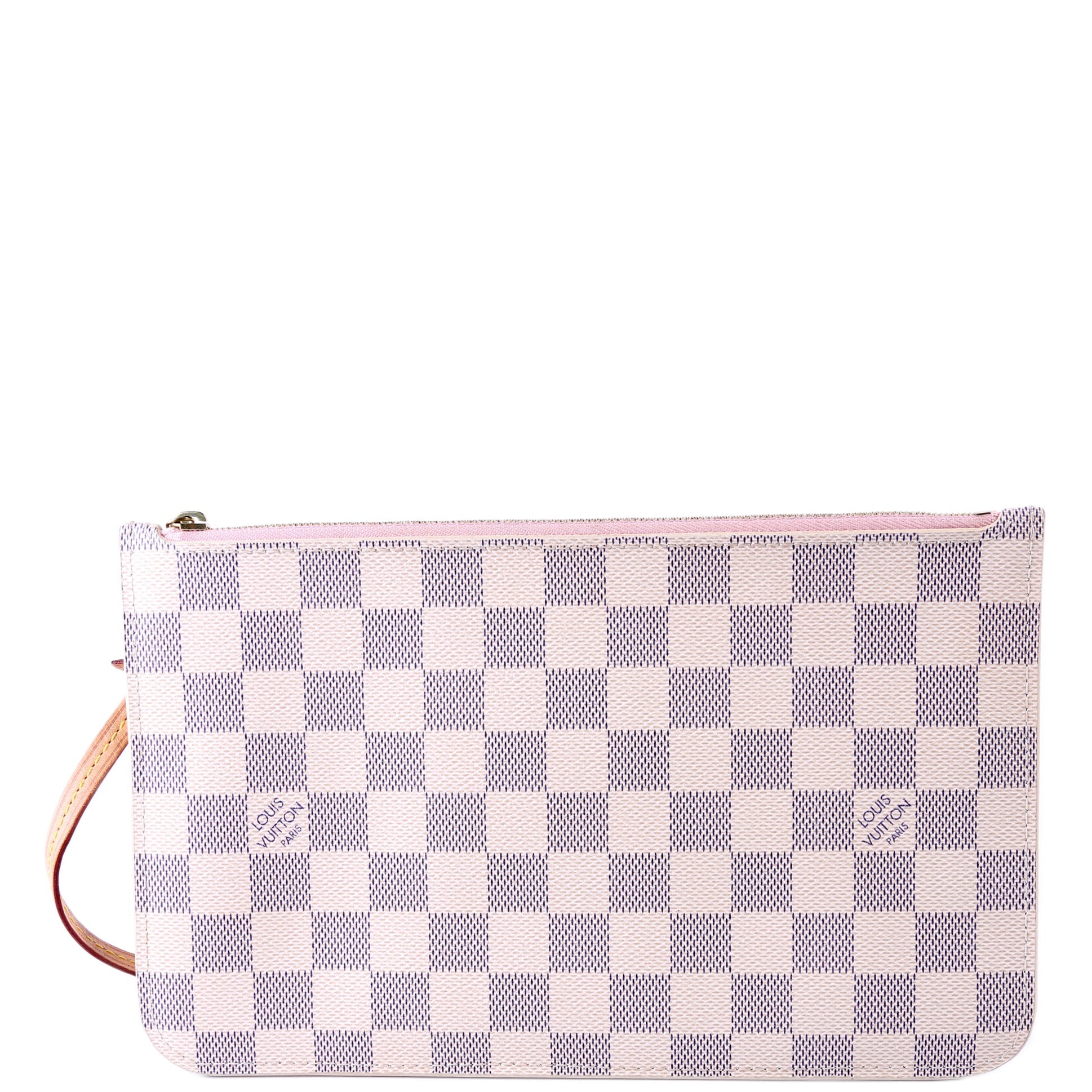 Pochette Only Damier Azur Neverfull Pink