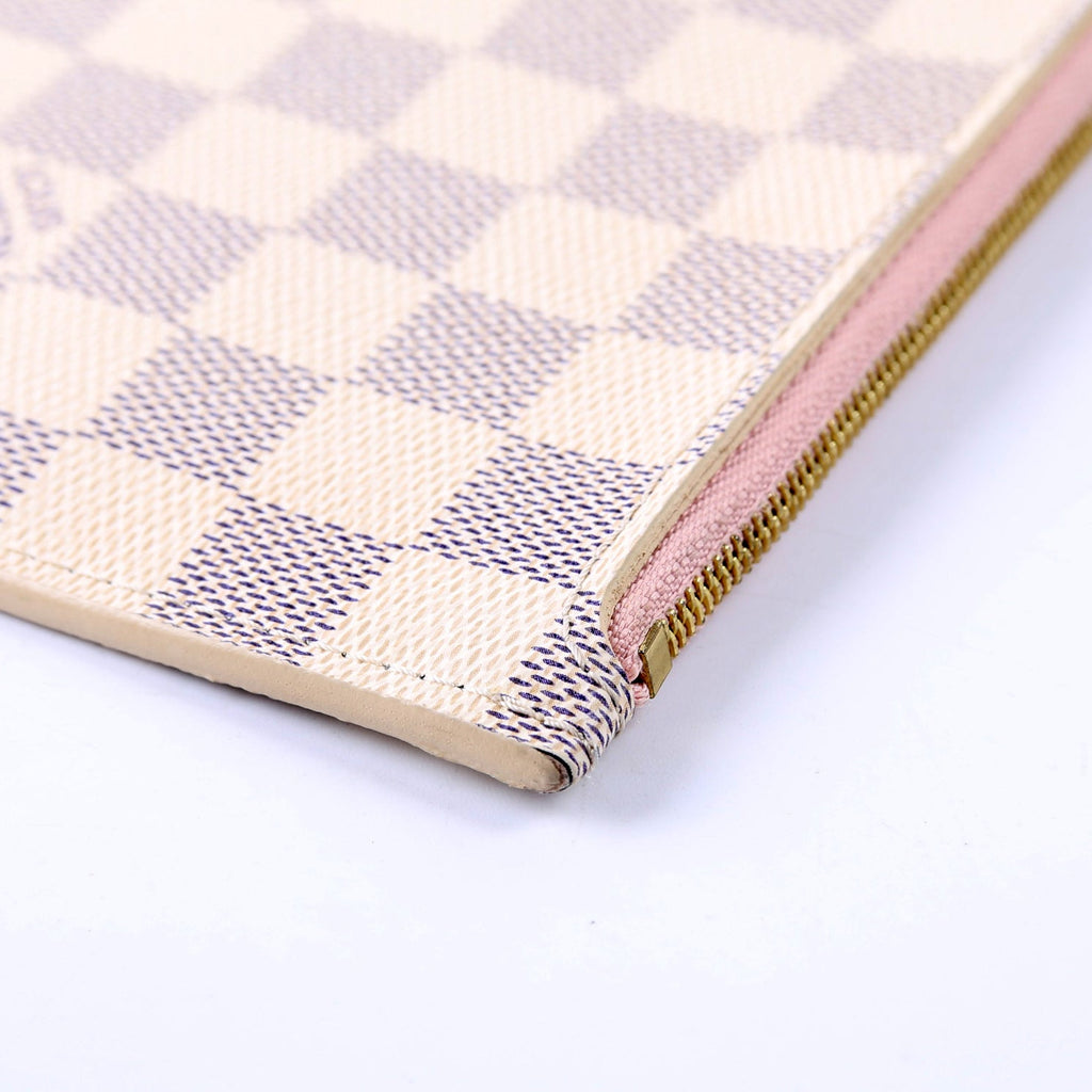 Pochette Only Damier Azur Neverfull Pink