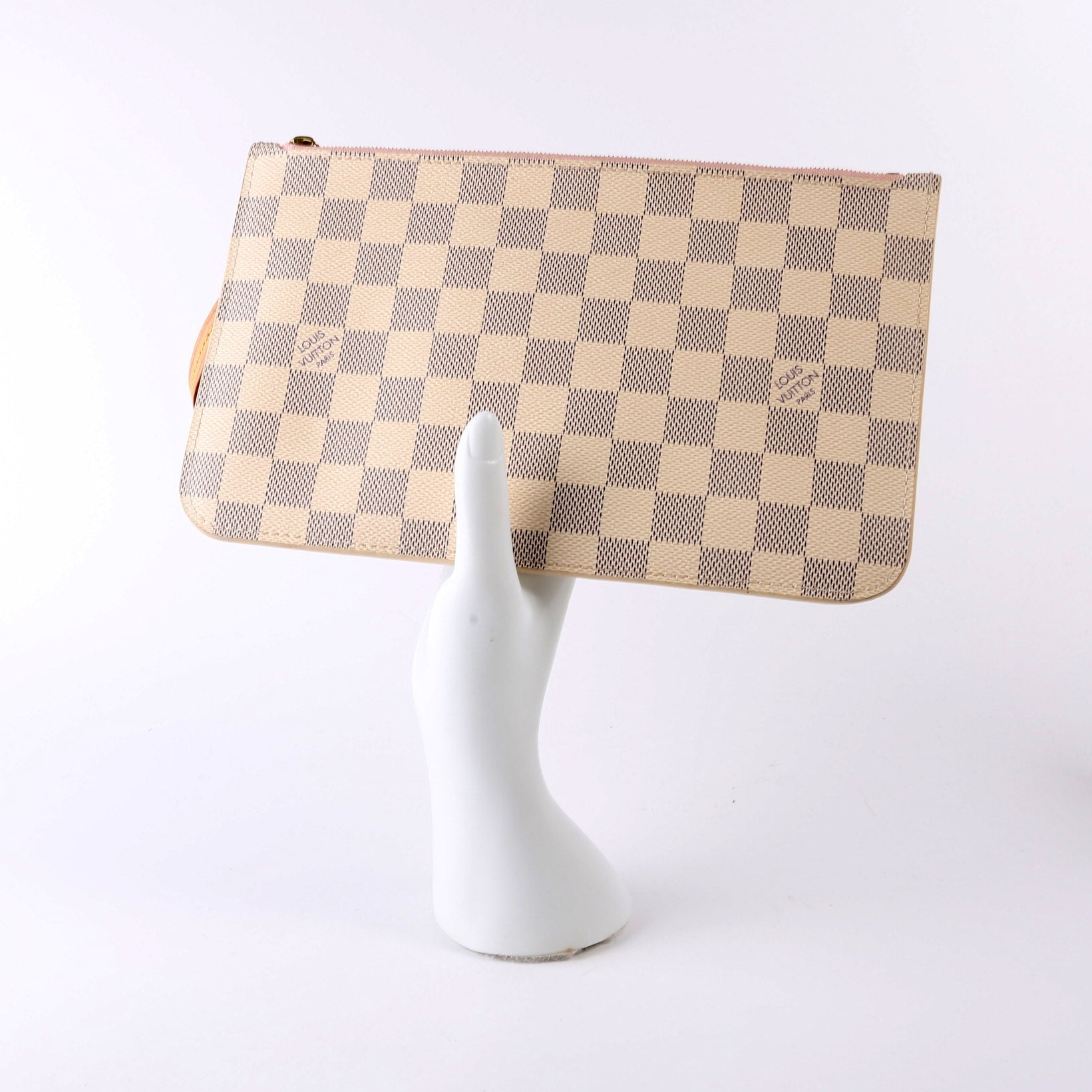 Pochette Only Damier Azur Neverfull Pink