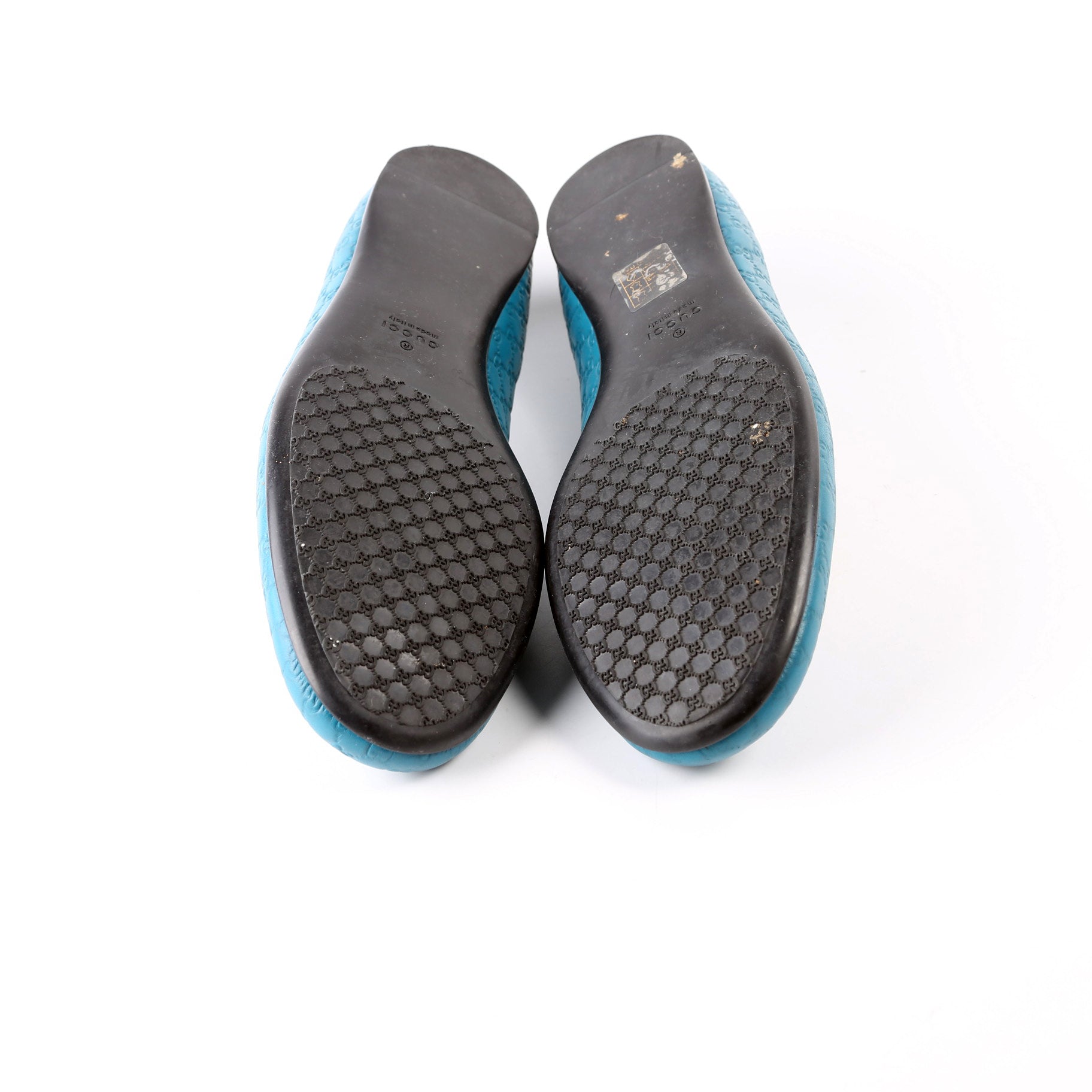 Gucci Guccissima Ballet Flats Size 37 Blue