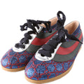 Falacer Glitter Sneakers Size 37 Blue