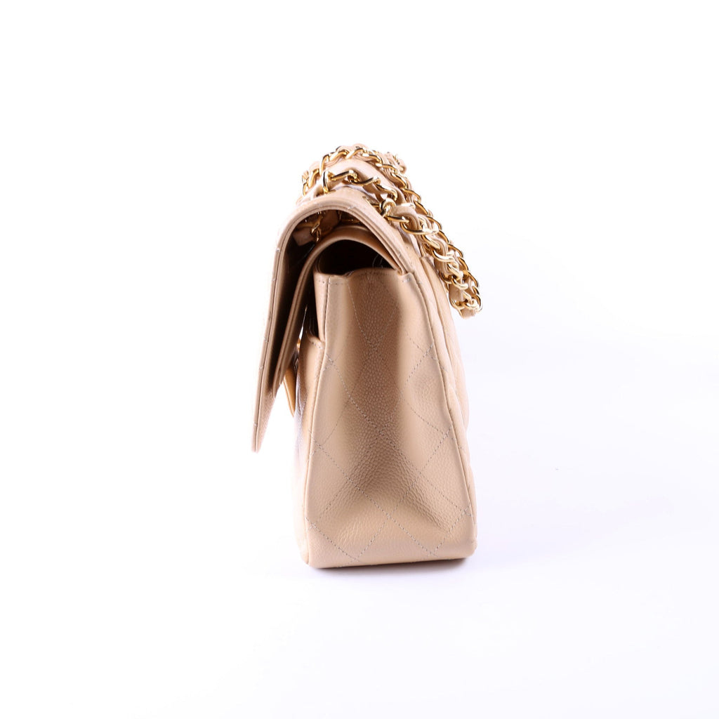 Classic Flap Jumbo Caviar 30M Tan