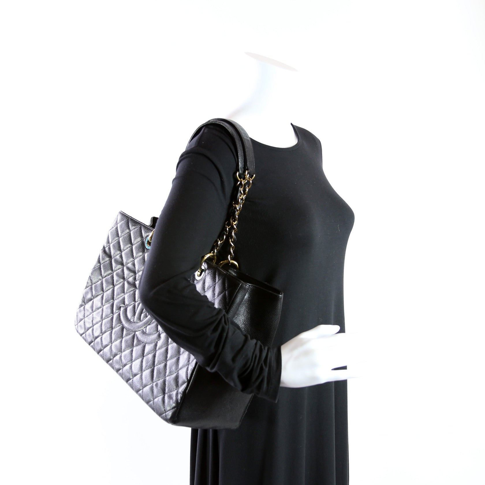Grand Shopping Tote XL Black