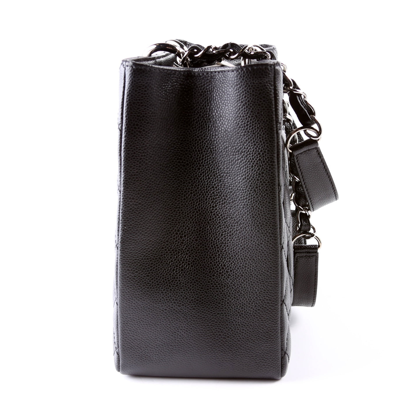 Grand Shopping Tote Caviar Black