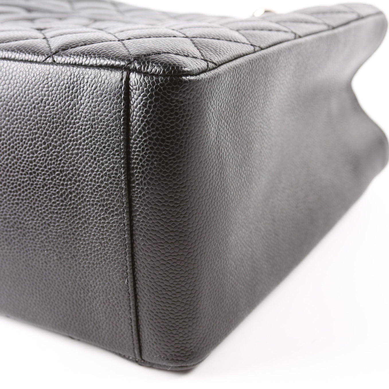 Grand Shopping Tote Caviar Black