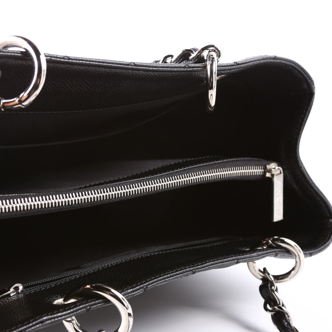 Grand Shopping Tote Caviar Black