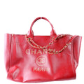 Deauville Studded Caviar Leather Med Tote 26M