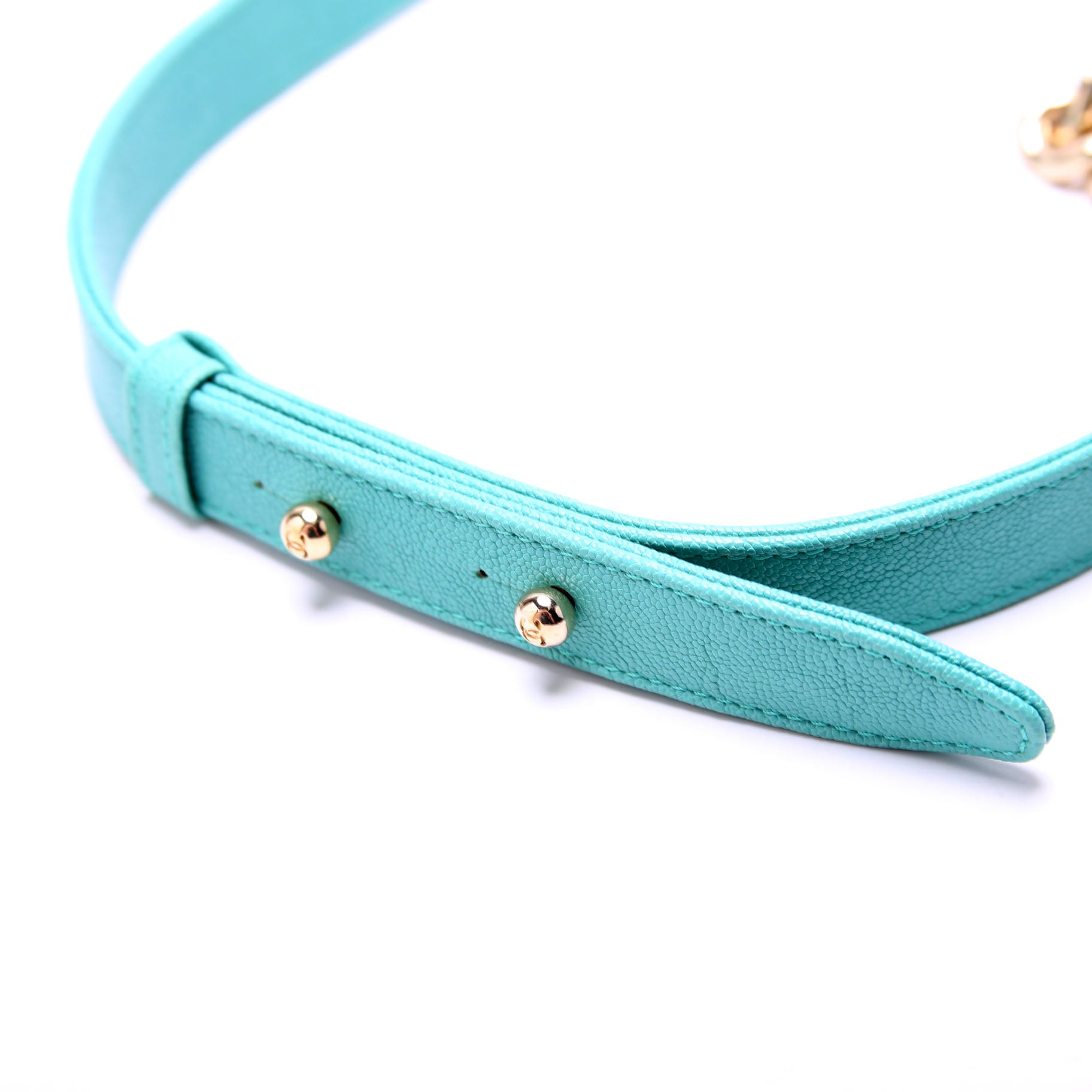 Boy Flap Small Chevron Caviar 27M Teal