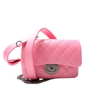 Double Carry Chain Waist Bag 21M Goatskin Pink