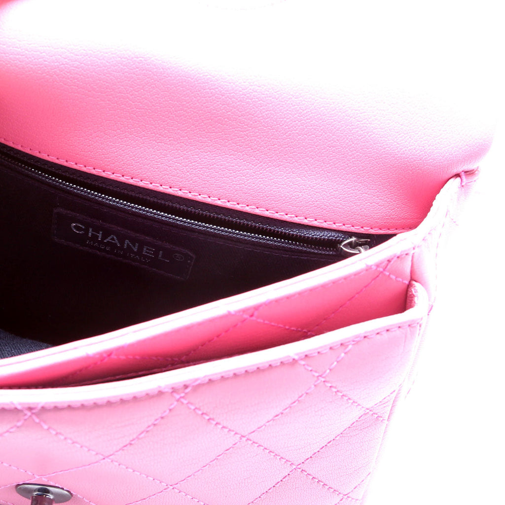 Double Carry Chain Waist Bag 21M Goatskin Pink