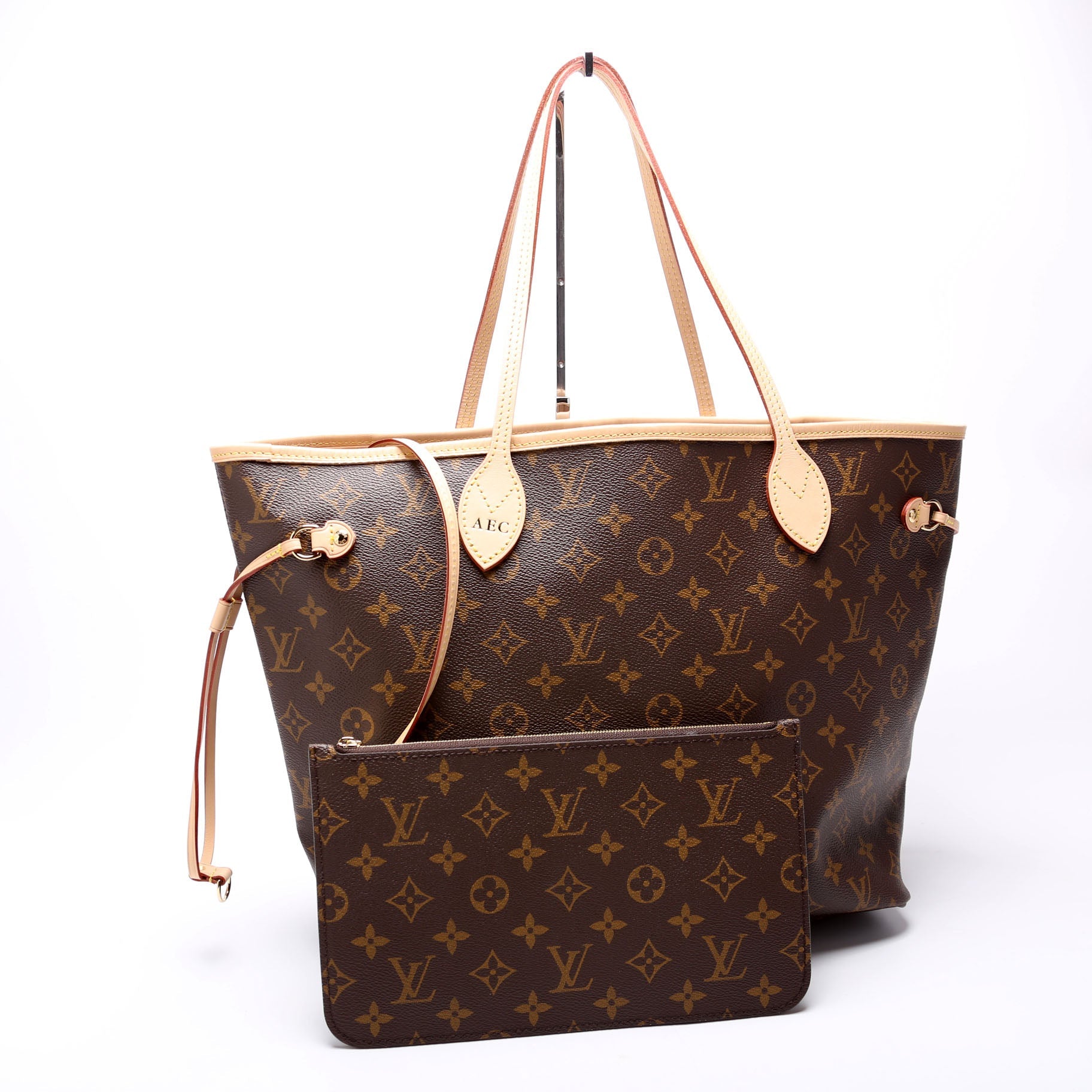Neverfull W/Wallet MM Monogram Beige