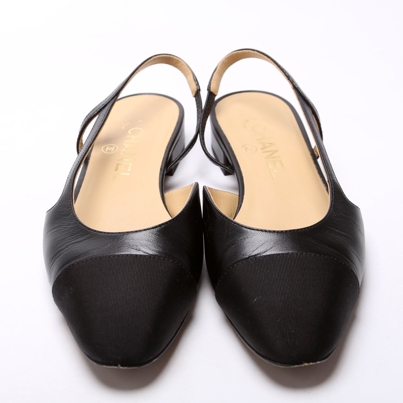 Slingbacks Size 36.5 Black