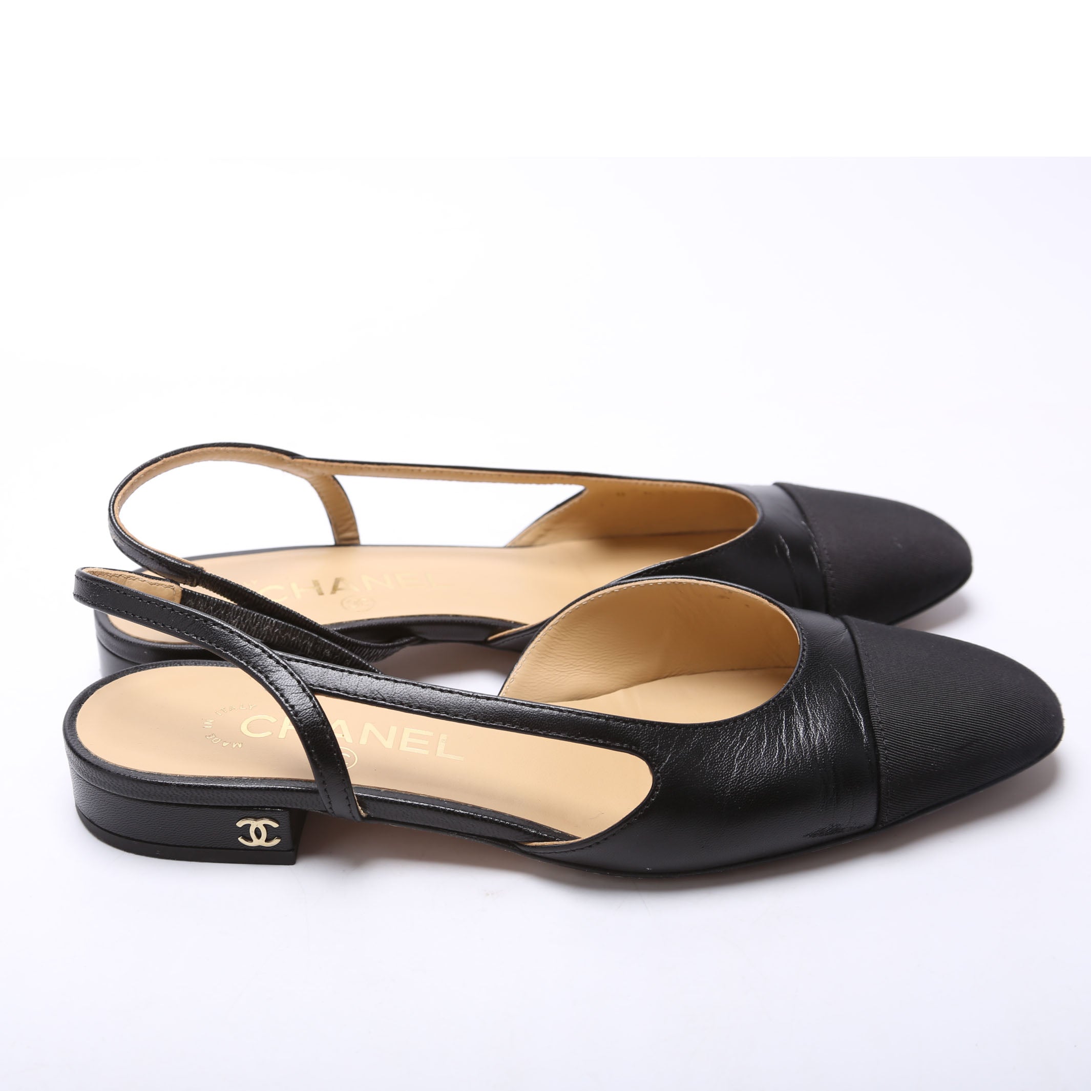 Slingbacks Size 36.5 Black