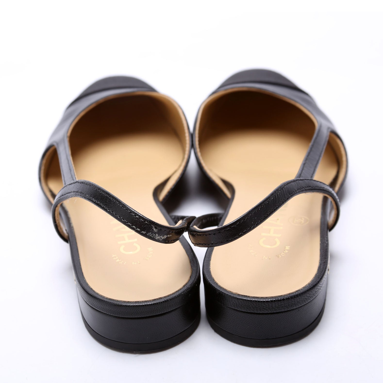 Slingbacks Size 36.5 Black