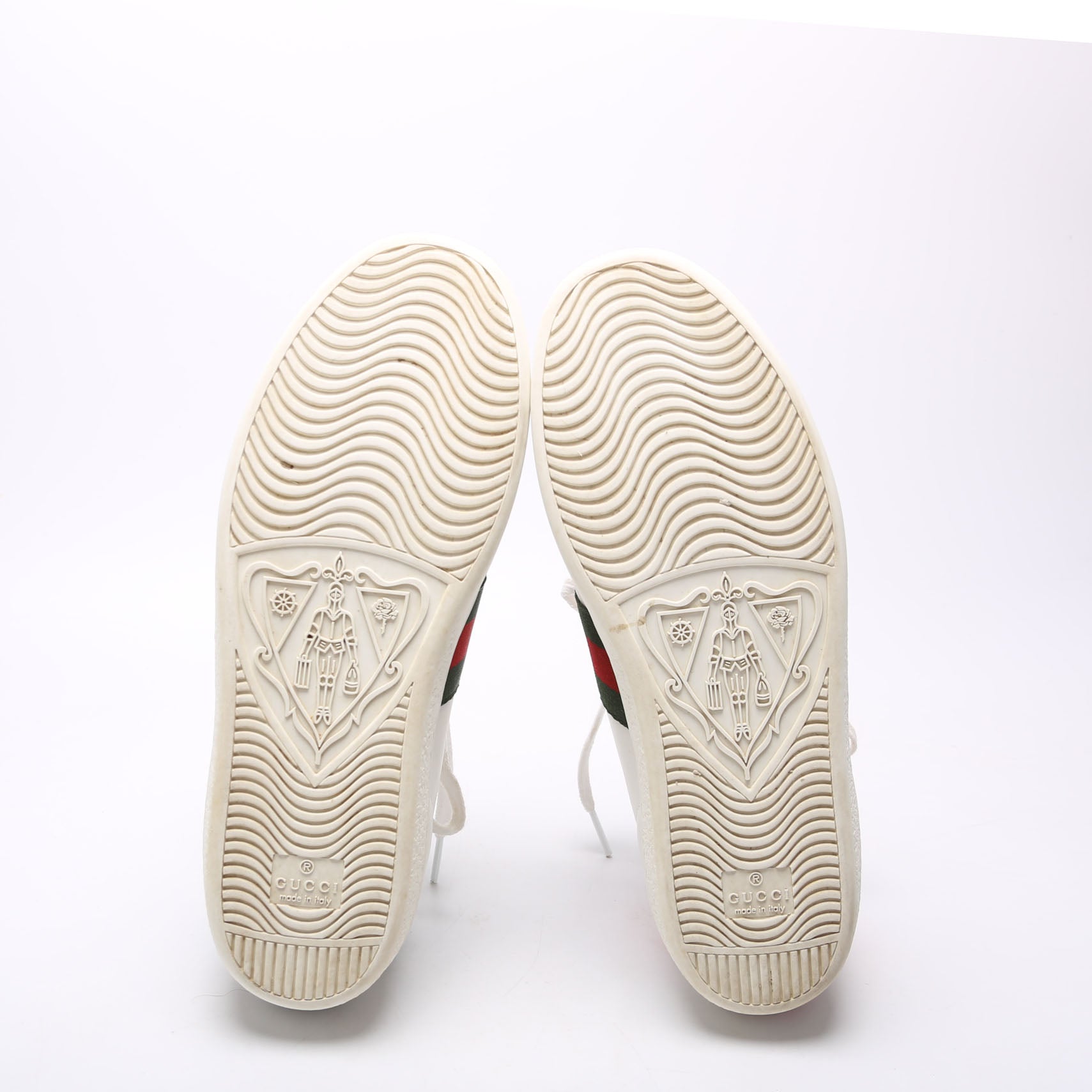 Ace Web Bee Leather Sneakers Size 37.5