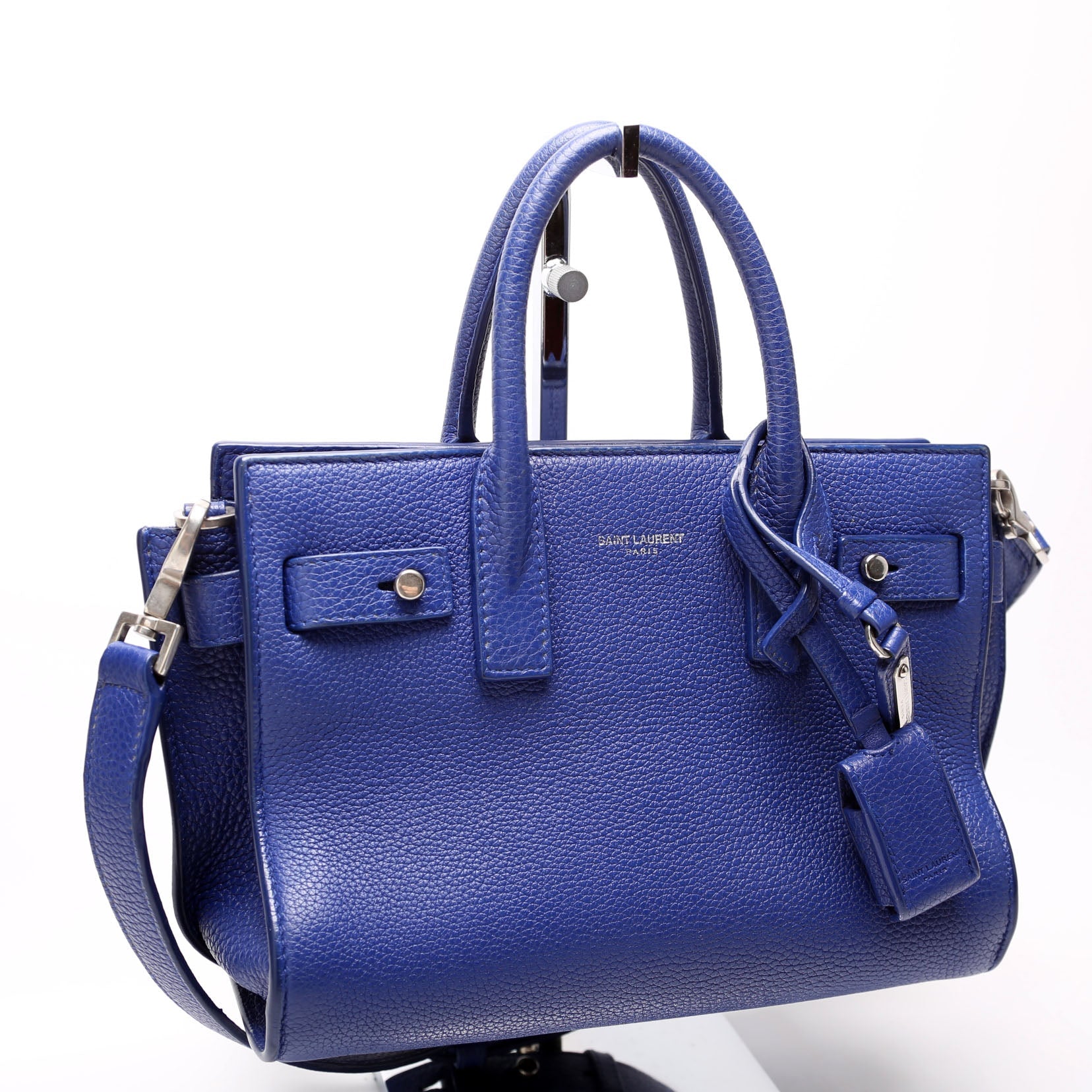 SAINT LAURENT Sac De Jour Baby Souple 485019 Blue