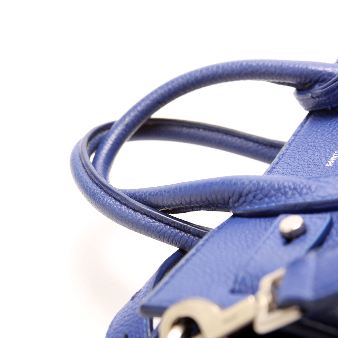 SAINT LAURENT Sac De Jour Baby Souple 485019 Blue