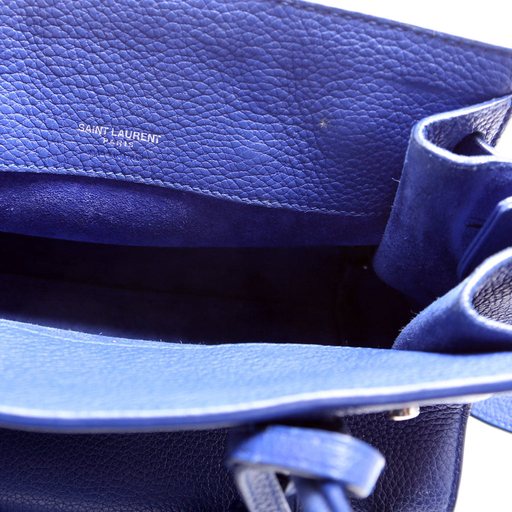SAINT LAURENT Sac De Jour Baby Souple 485019 Blue