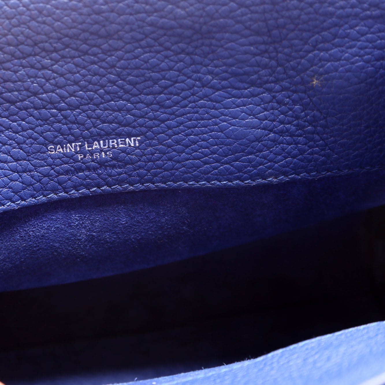 SAINT LAURENT Sac De Jour Baby Souple 485019 Blue