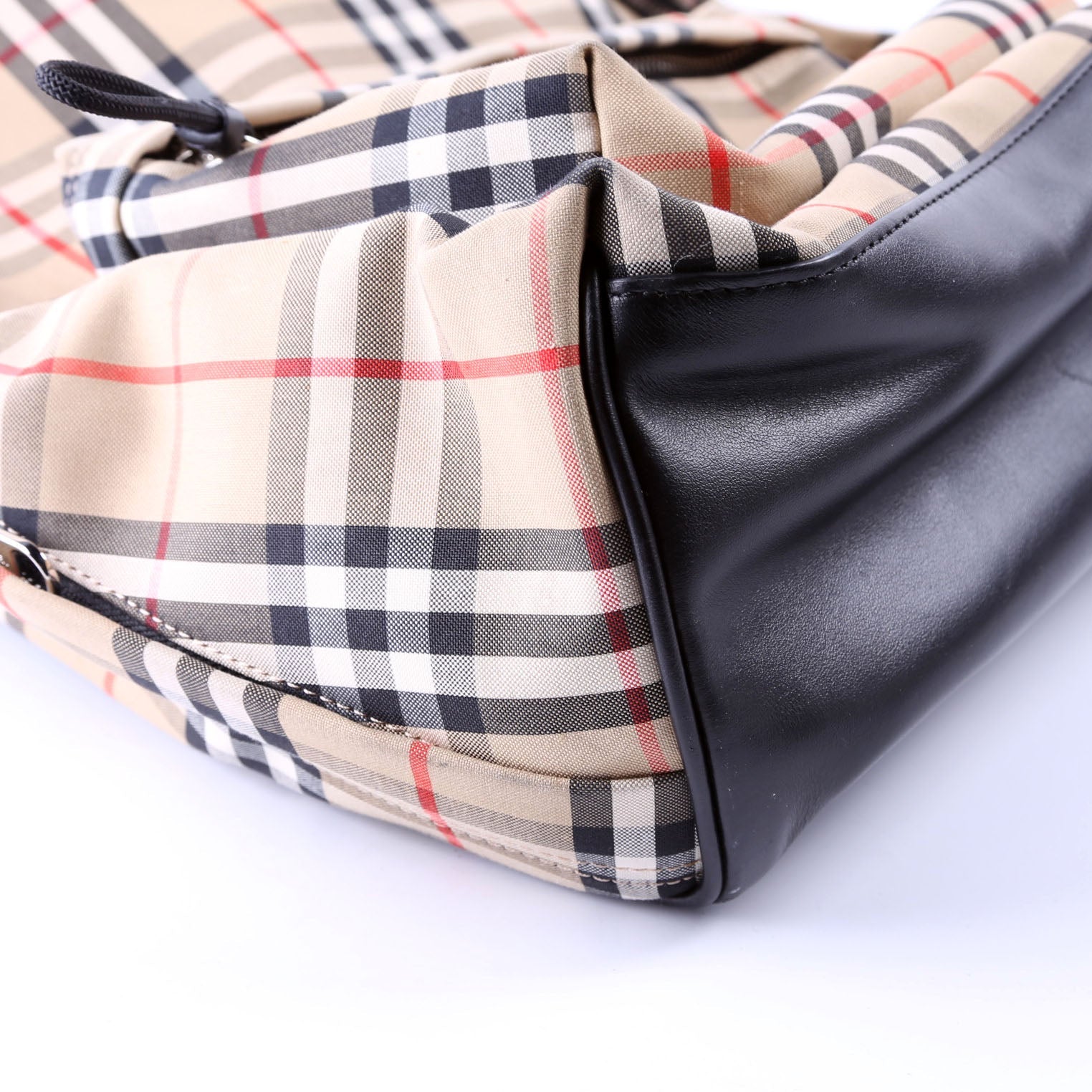 8016106 Archive Check Nylon Backpack