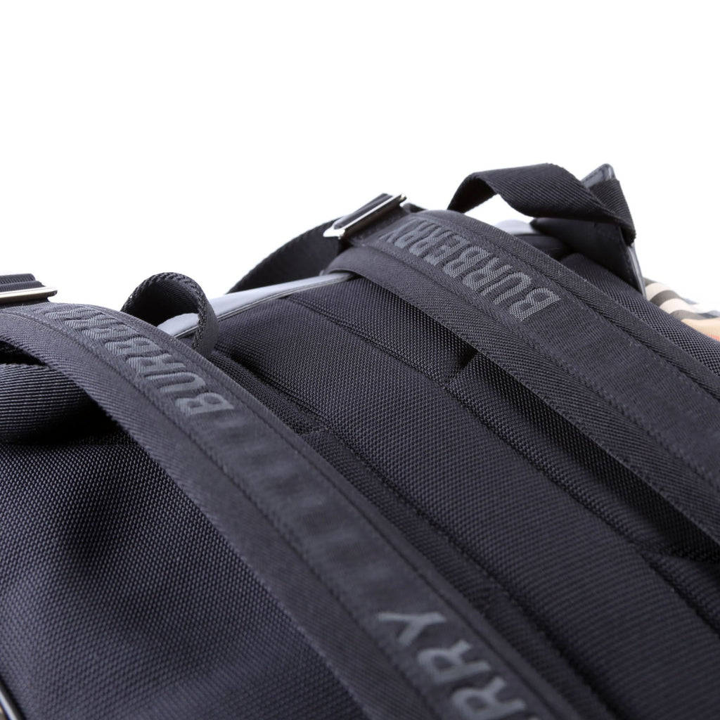 8016106 Archive Check Nylon Backpack