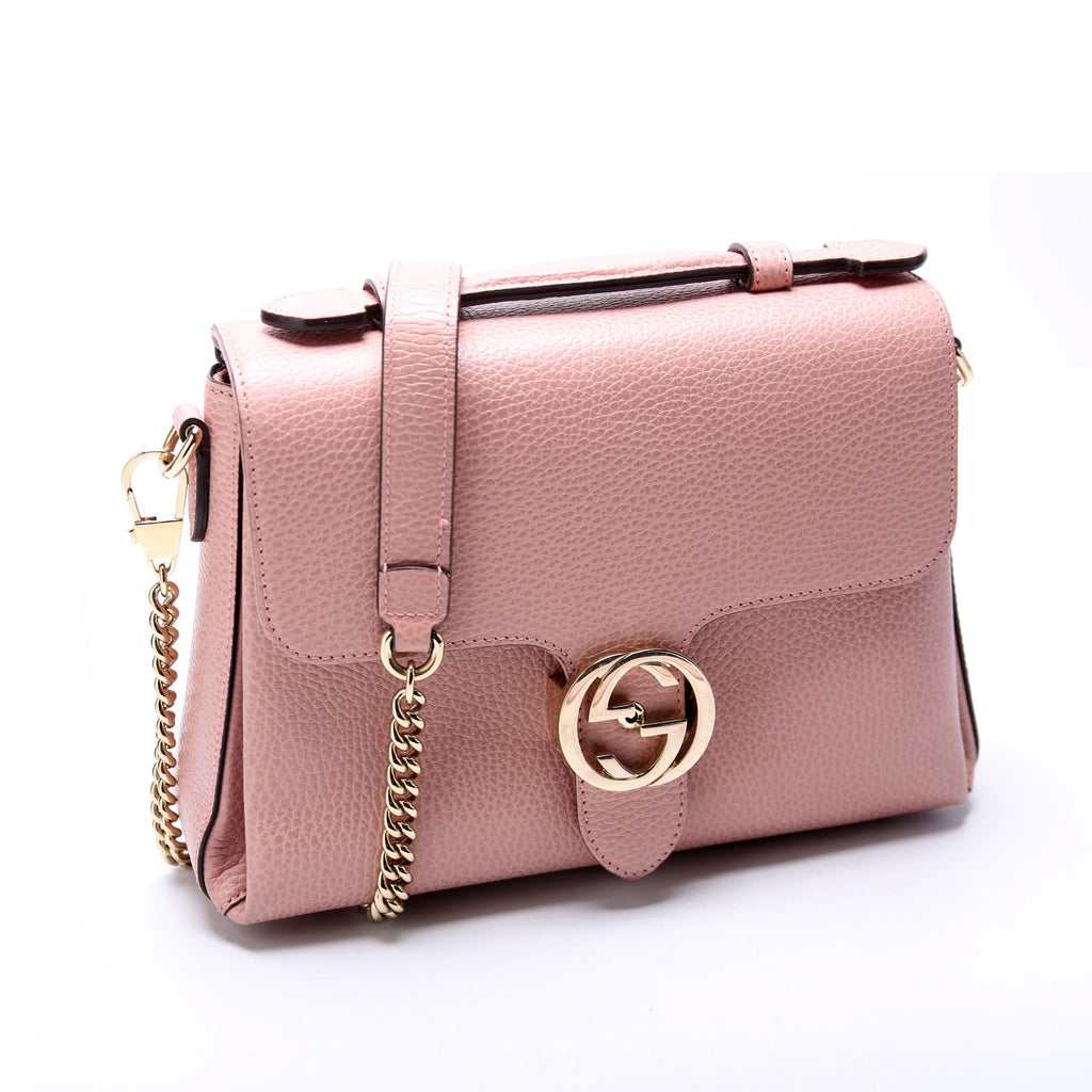 510302 Medium Interlock Satchel Pink