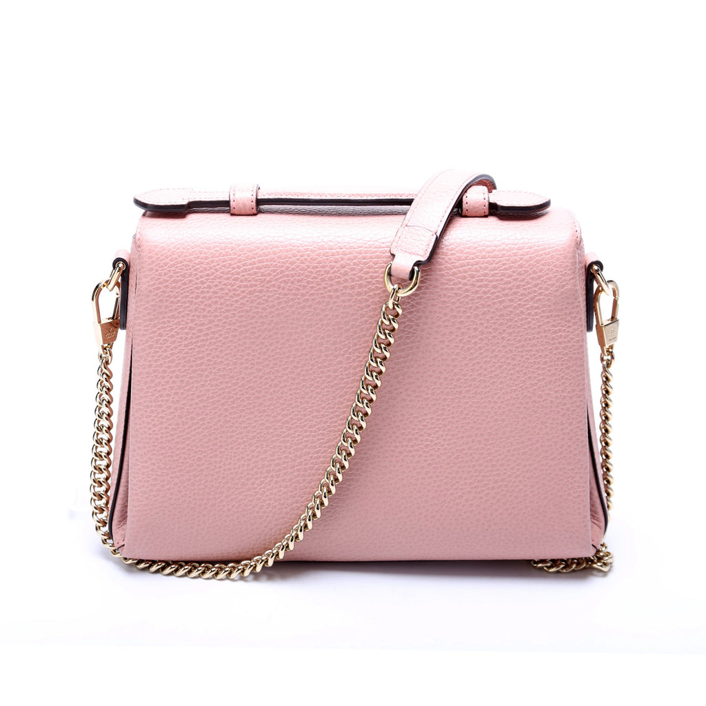 510302 Medium Interlock Satchel Pink