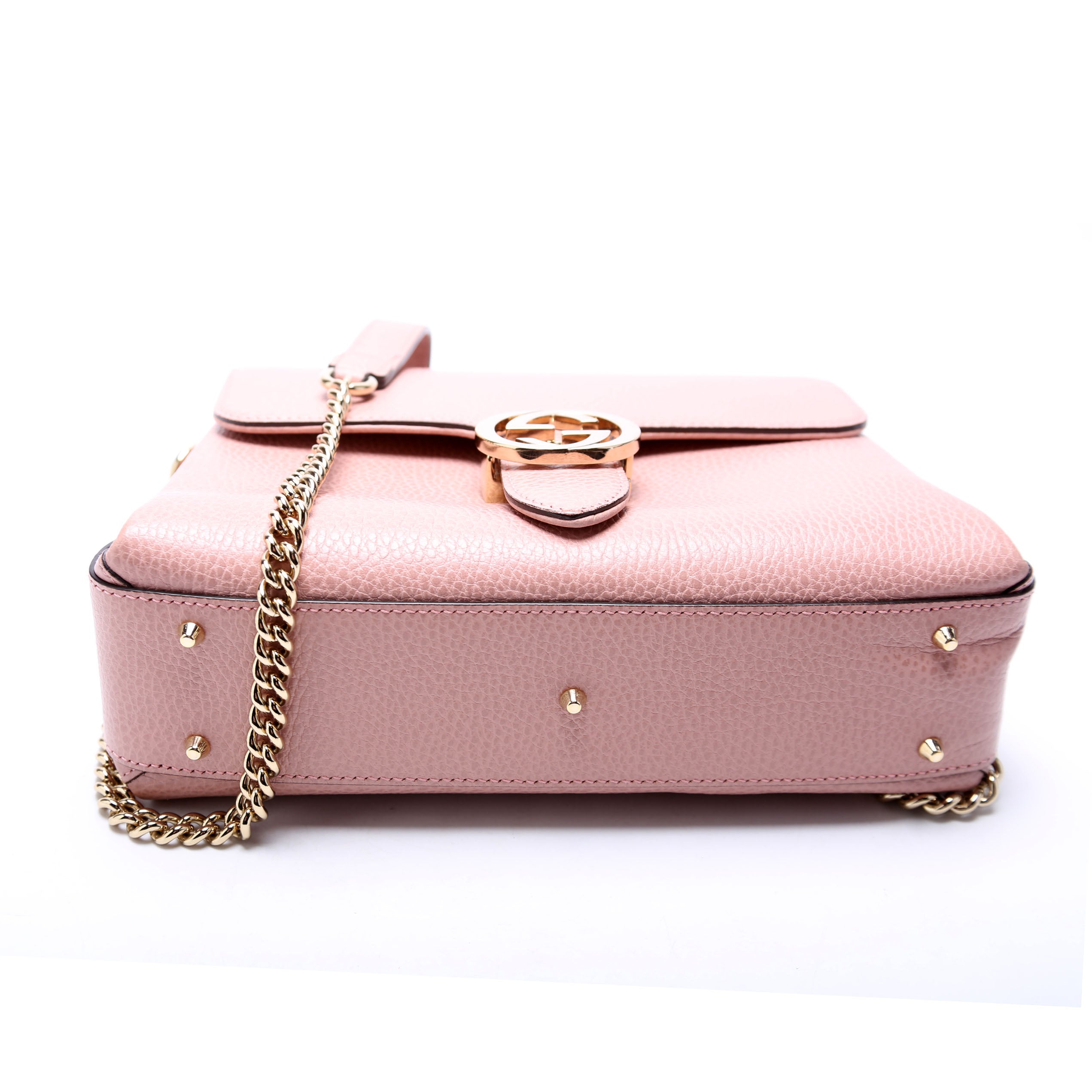 510302 Medium Interlock Satchel Pink