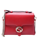 510302 Medium Interlocking Satchel Red