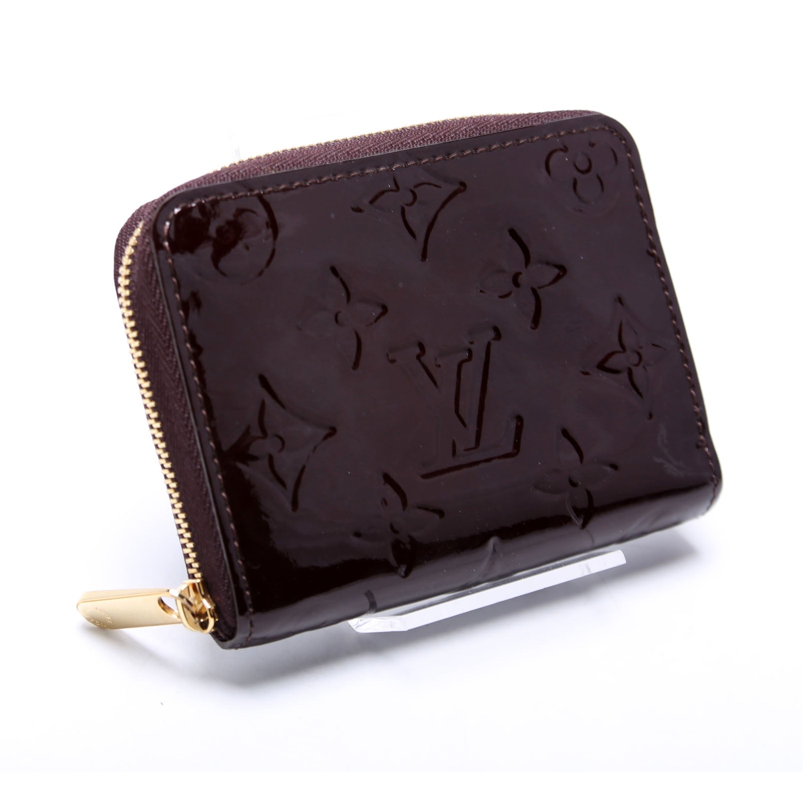 Zippy Coin Purse Vernis Burgundy