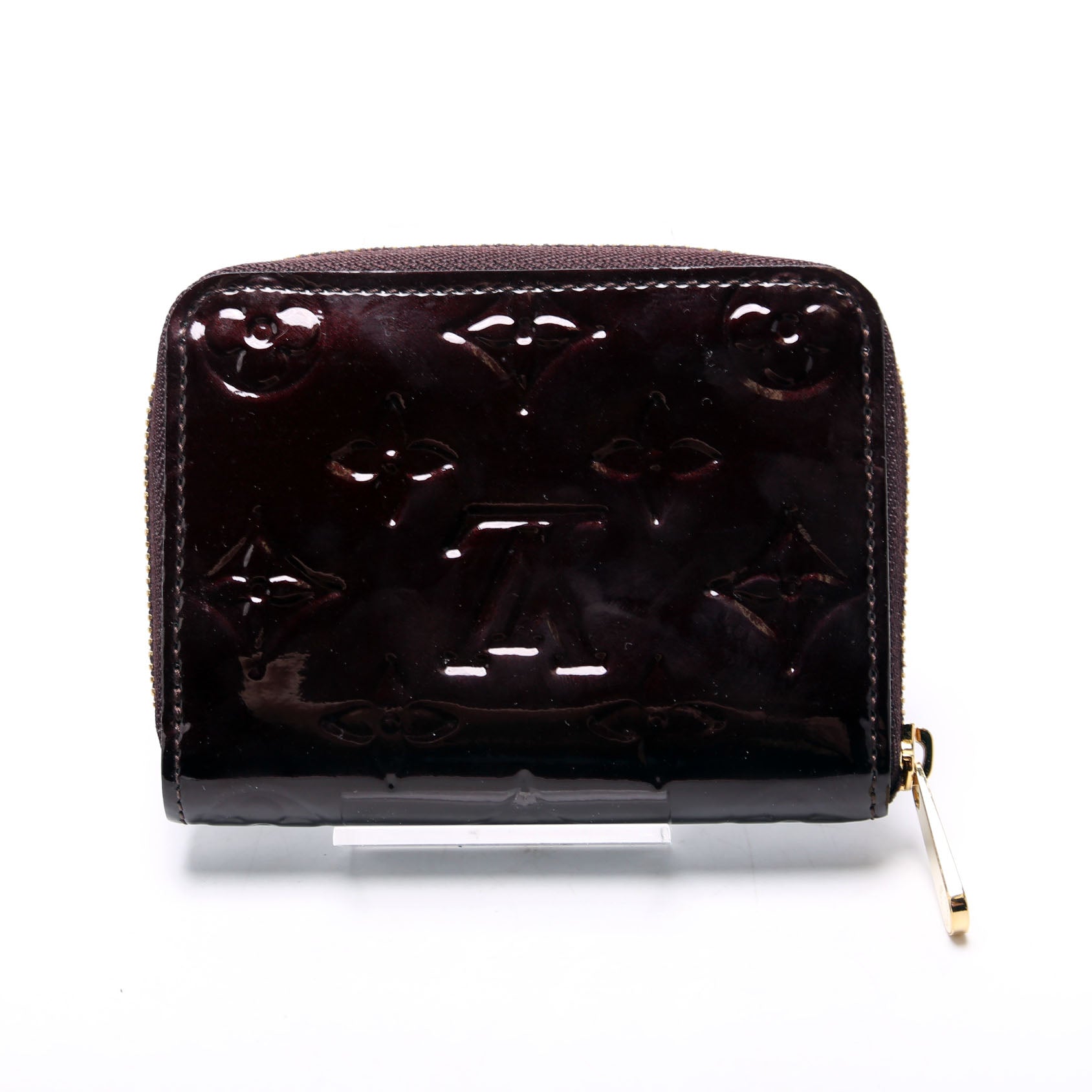 Zippy Coin Purse Vernis Burgundy