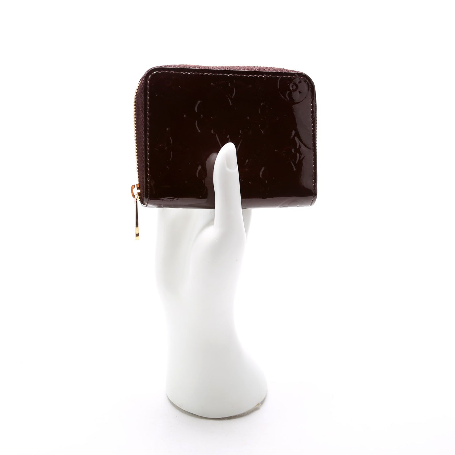 Zippy Coin Purse Vernis Burgundy