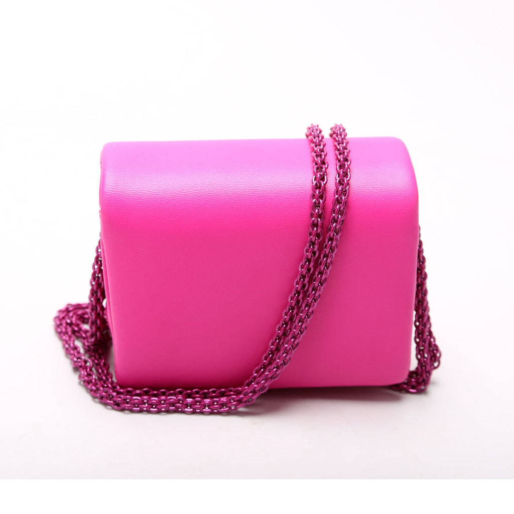 One Stud Micro Bag Leather Pink