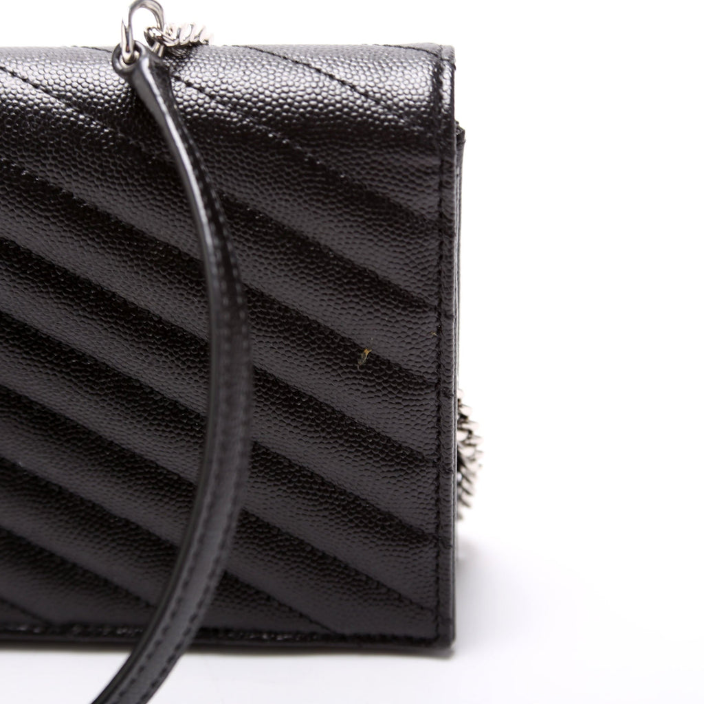 Envelope Chain Wallet Black
