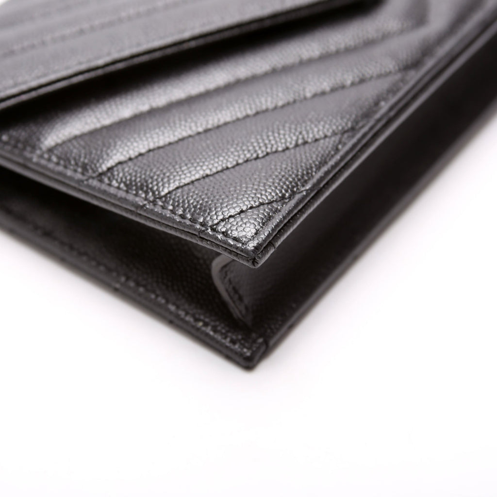 Envelope Chain Wallet Black
