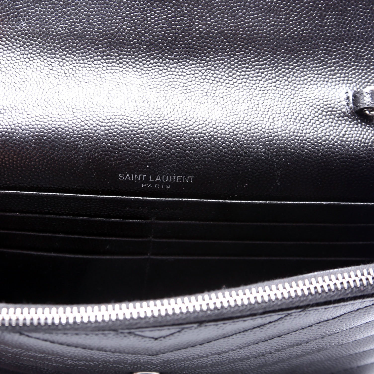 Envelope Chain Wallet Black