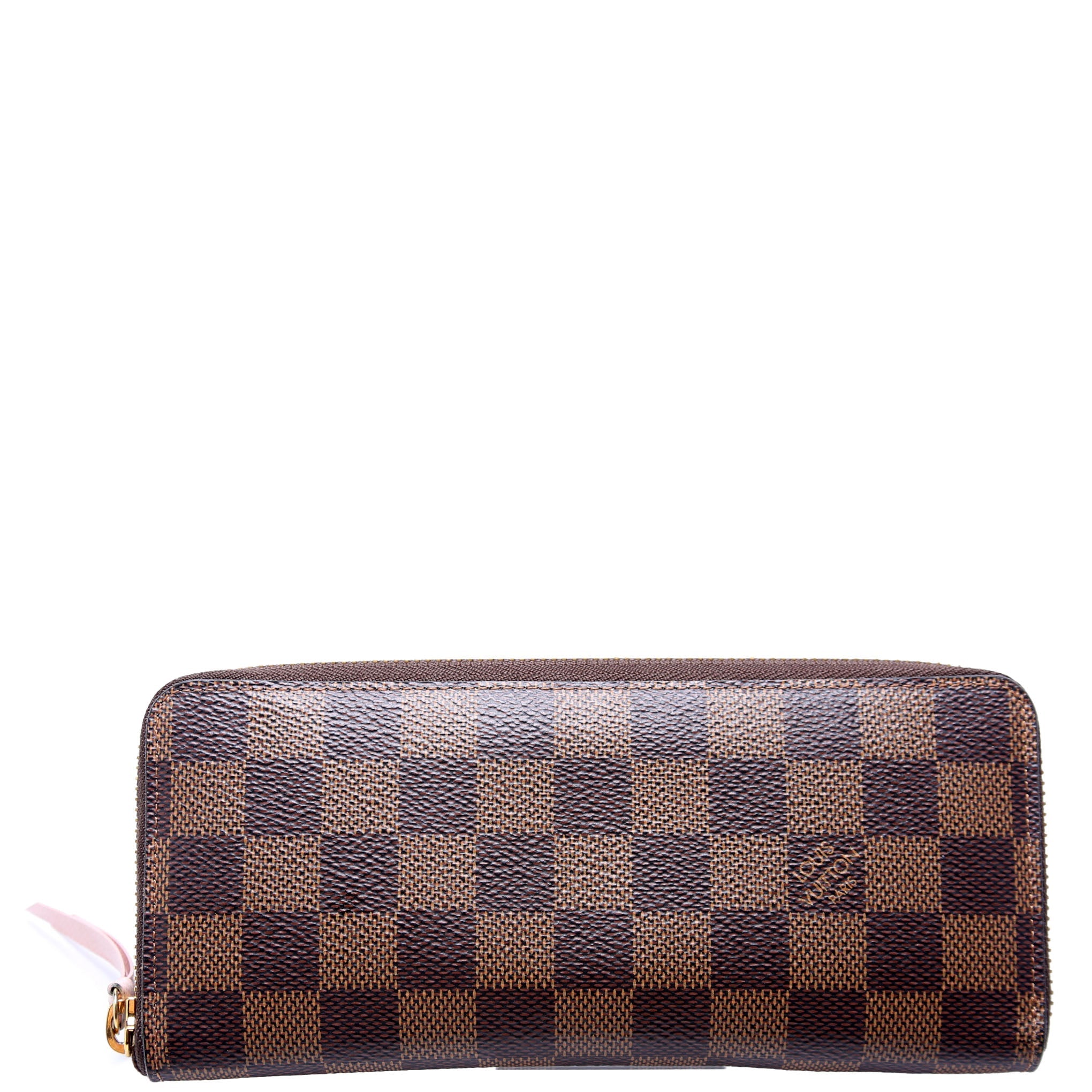 Clemence Wallet Damier Ebene Pink
