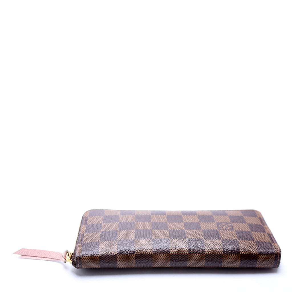 Clemence Wallet Damier Ebene Pink