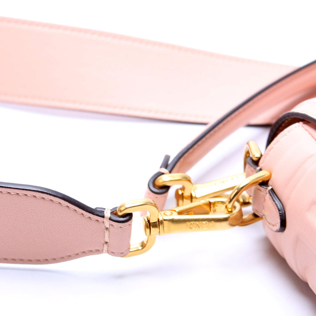 Fendi Baguette FF Embossed Nappa Pink