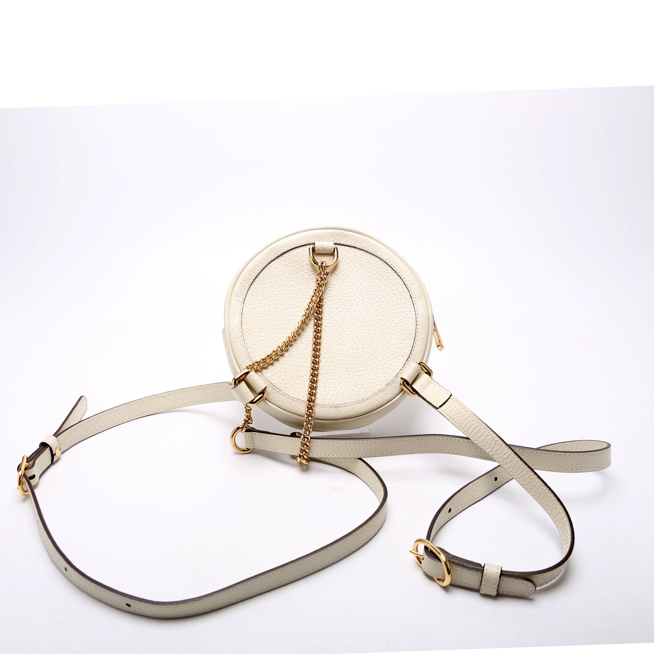 Gucci 598661 Ophidia Web Mini Round Backpack