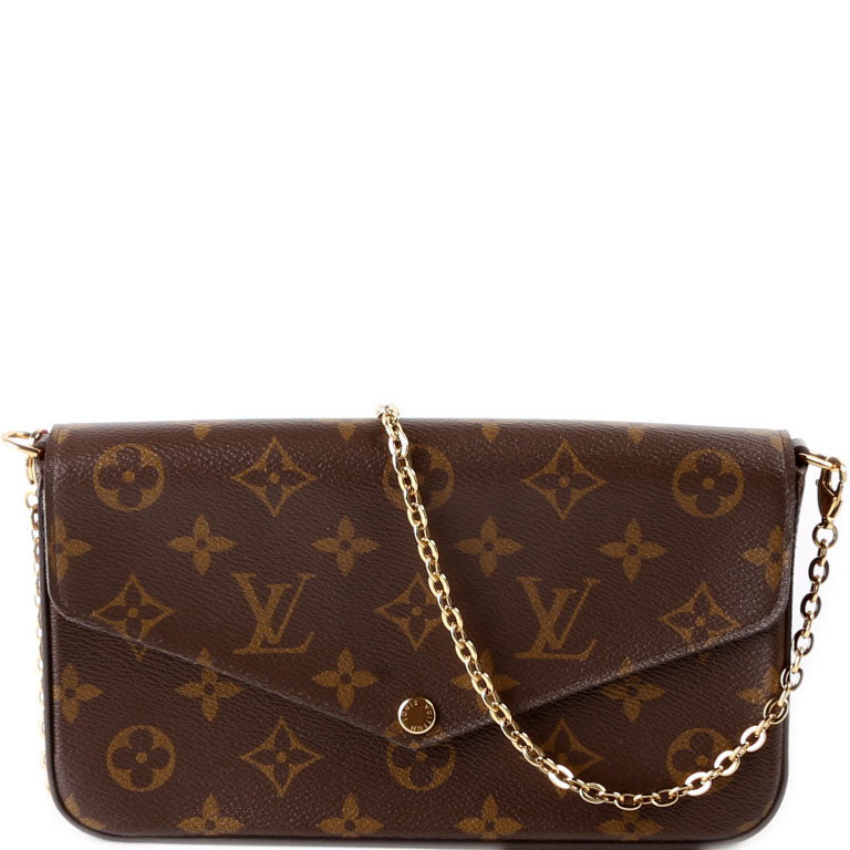 Pochette Felicie Monogram Berry