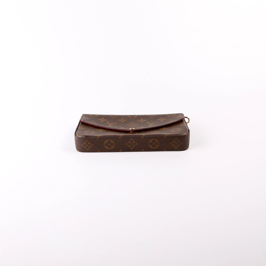 Pochette Felicie Monogram Berry