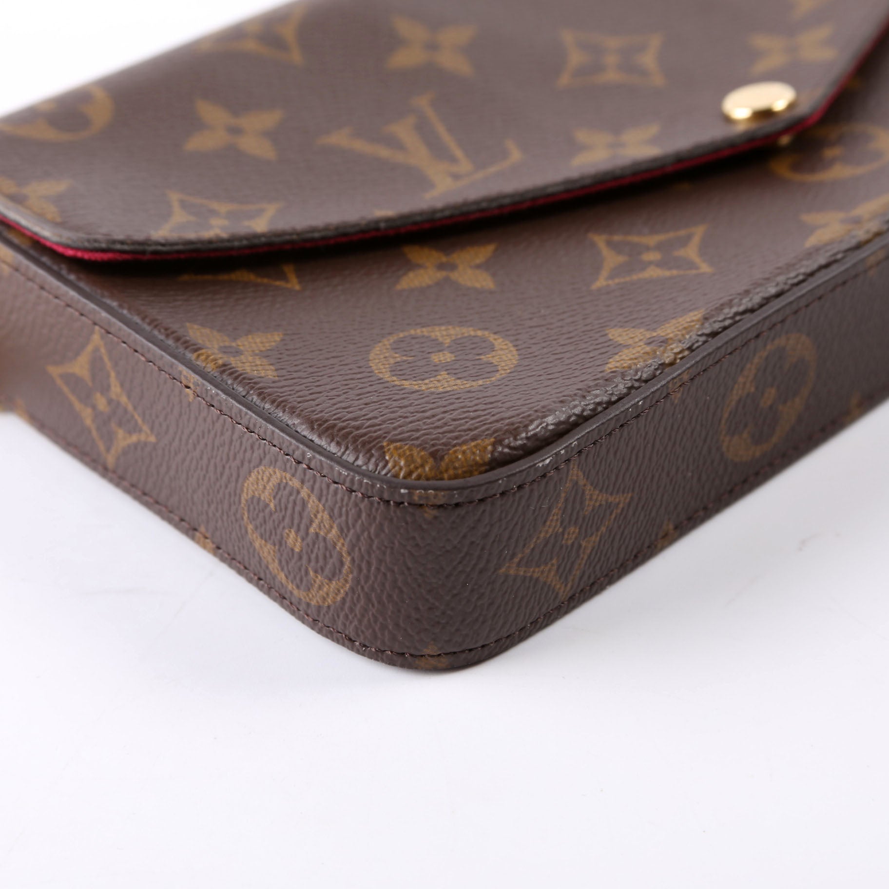 Pochette Felicie Monogram Berry