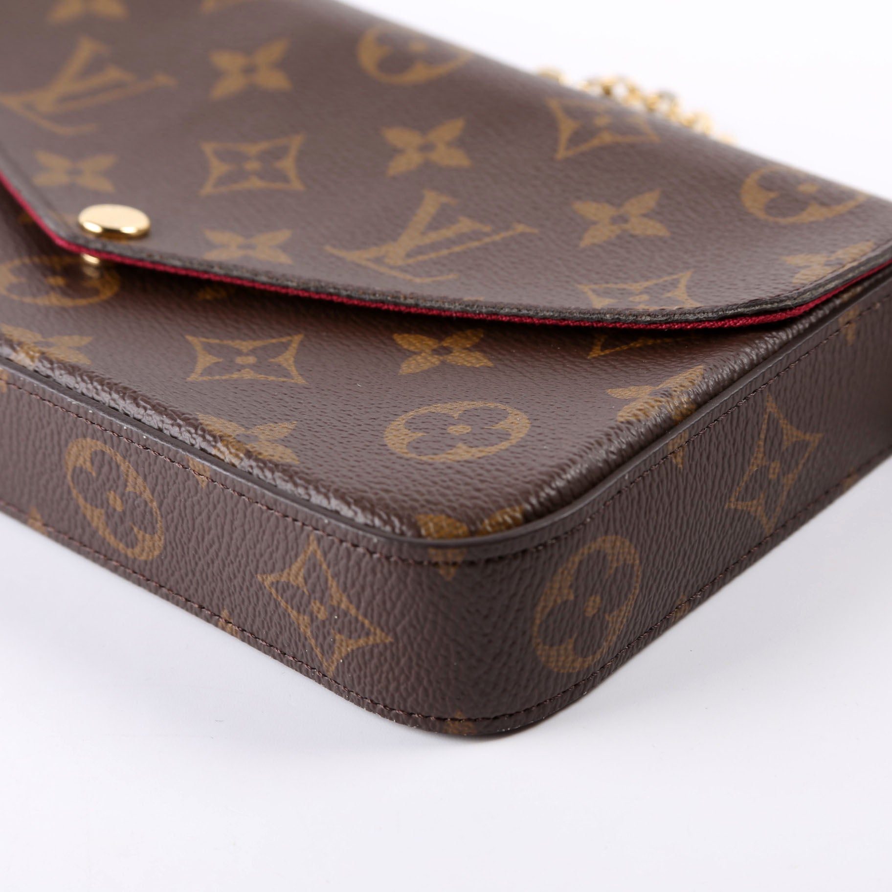 Pochette Felicie Monogram Berry