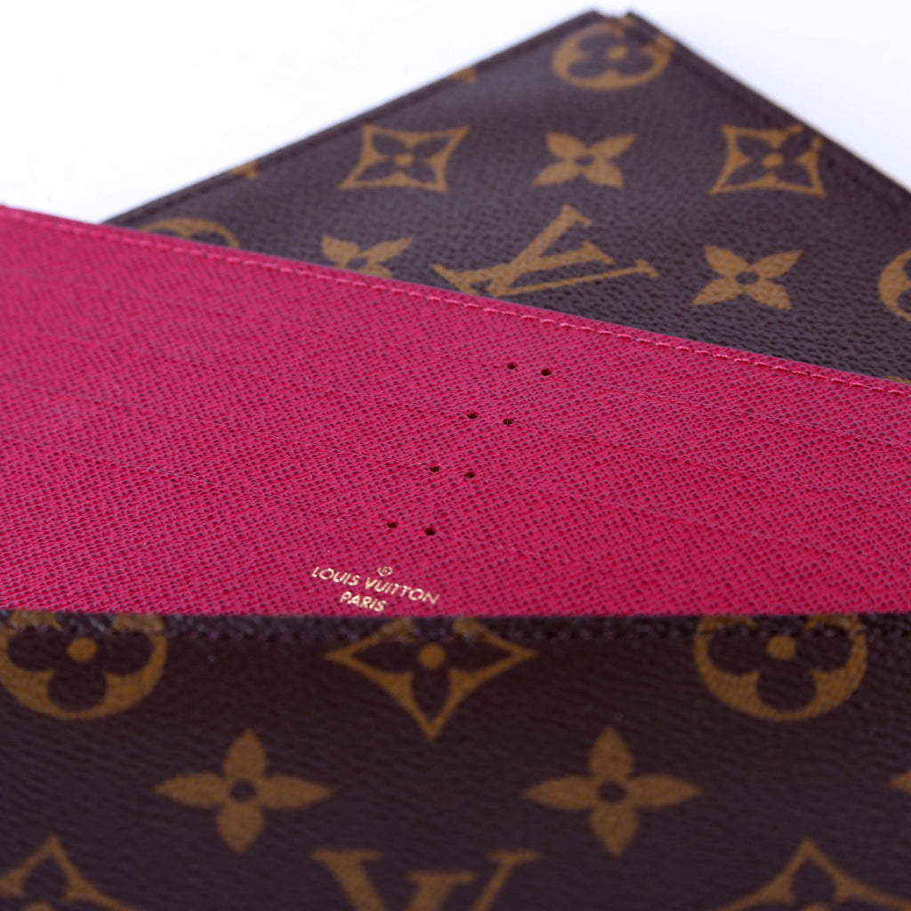 Pochette Felicie Monogram Berry