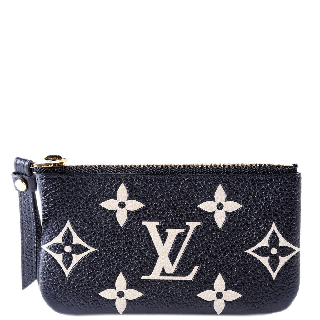 Pochette Cles NM Bicolor Empreinte Black/Cream