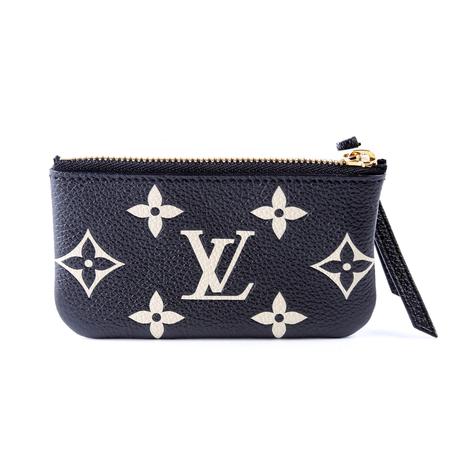 Pochette Cles NM Bicolor Empreinte Black/Cream